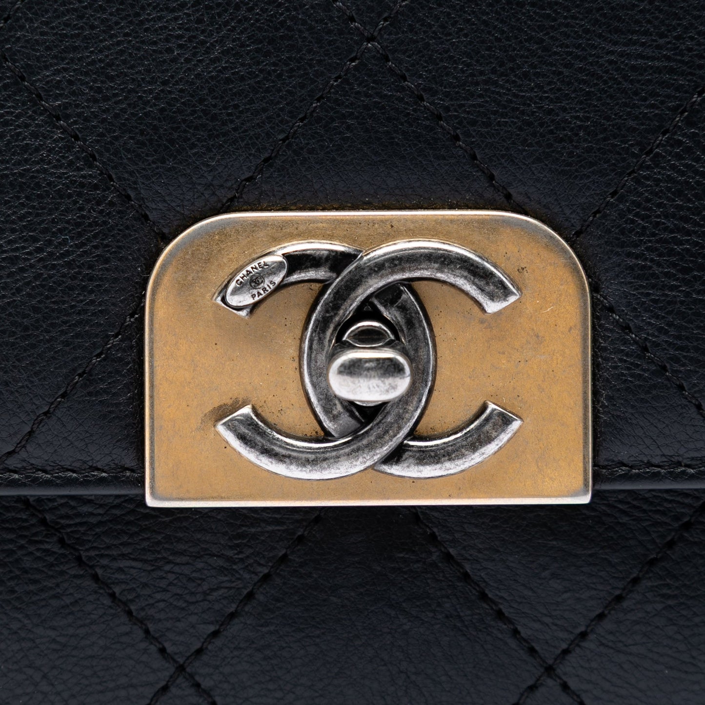 Chanel Medium Quilted Calfskin Straight Lined Flap