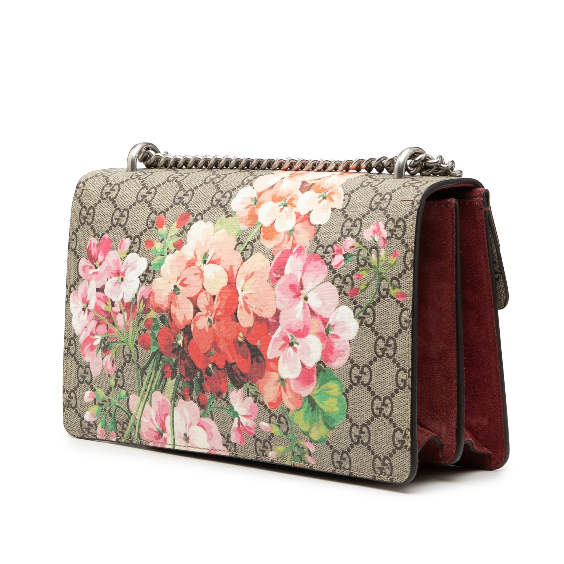 Gucci Medium GG Supreme Blooms Dionysus Shoulder Bag