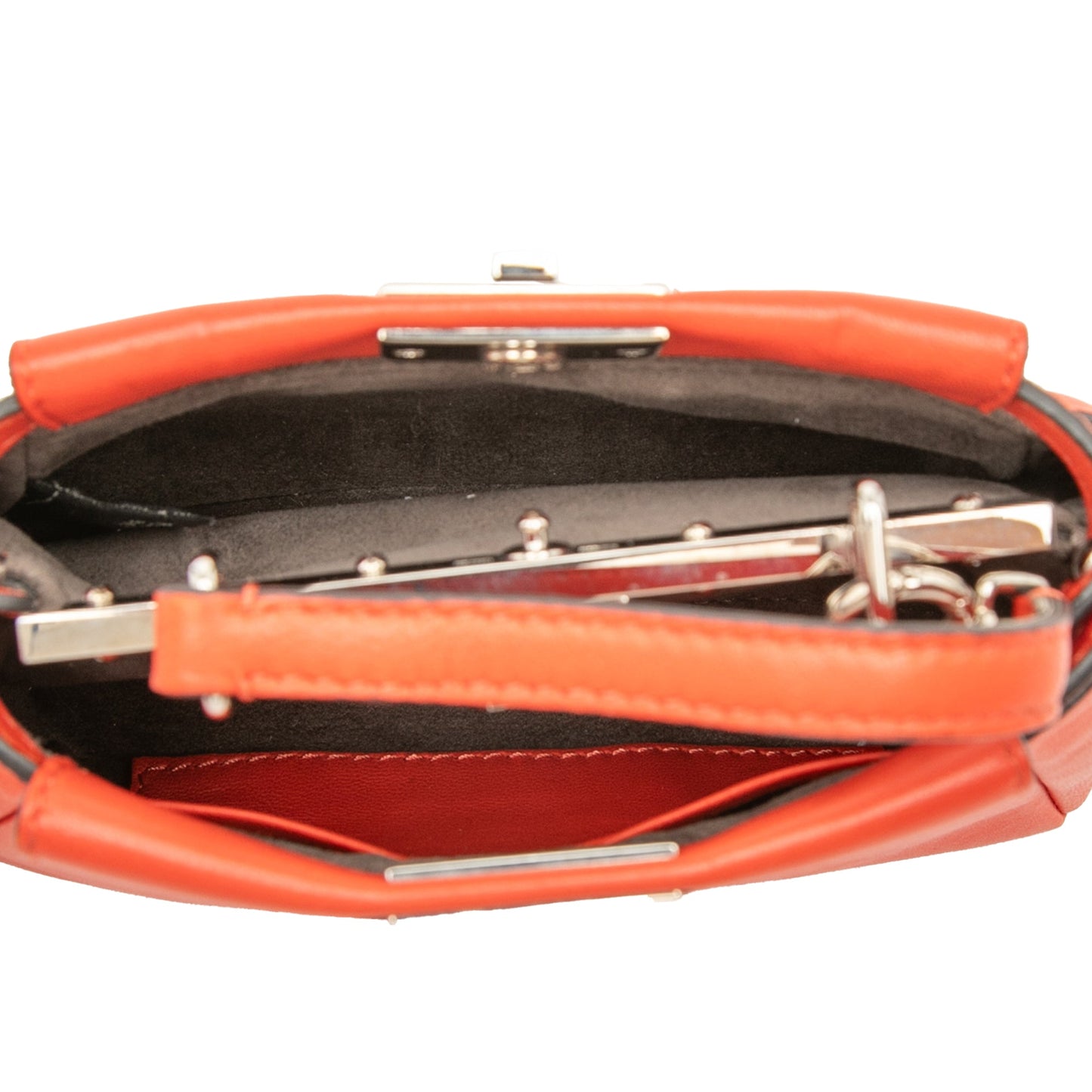 Fendi Micro Leather Peekaboo Satchel