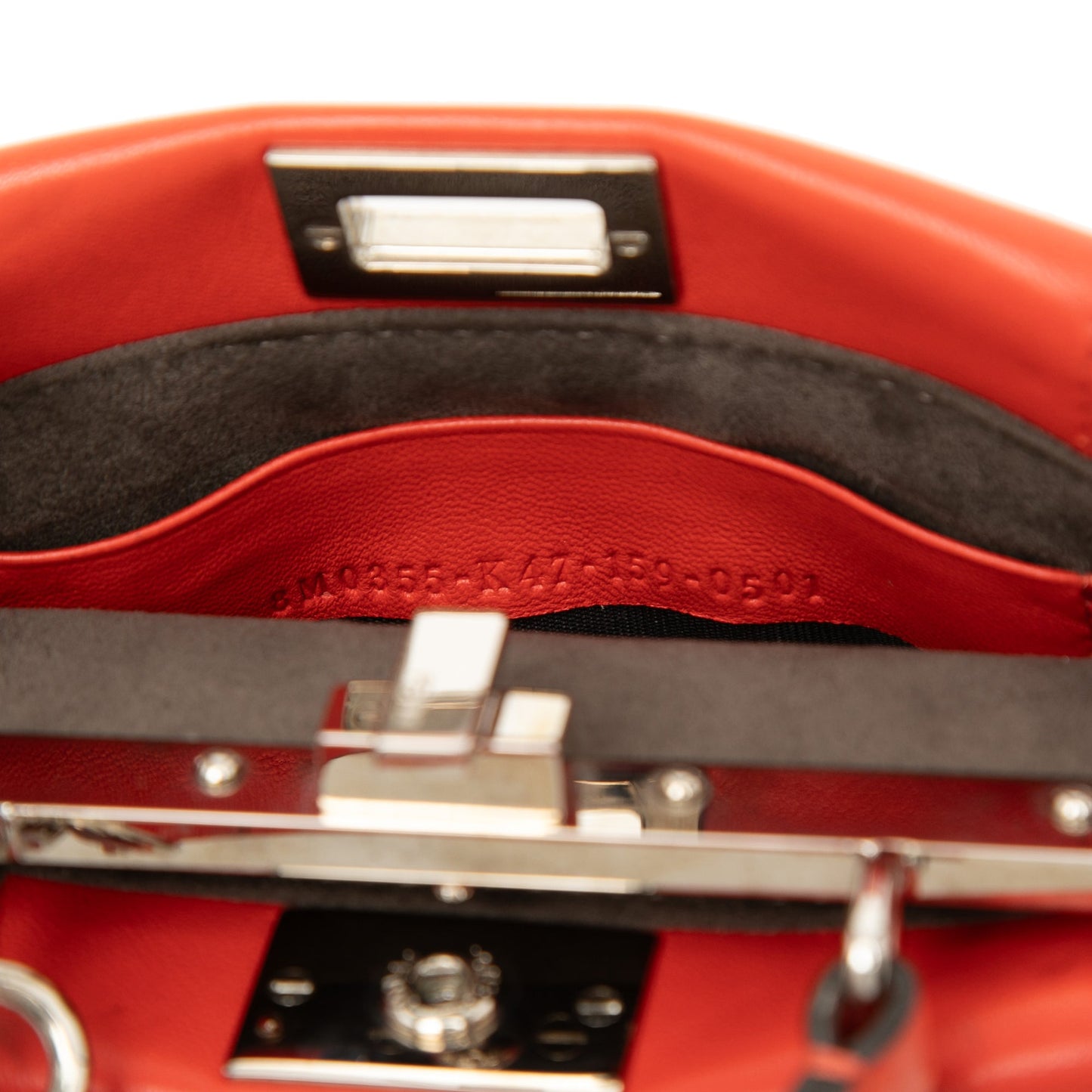 Fendi Micro Leather Peekaboo Satchel