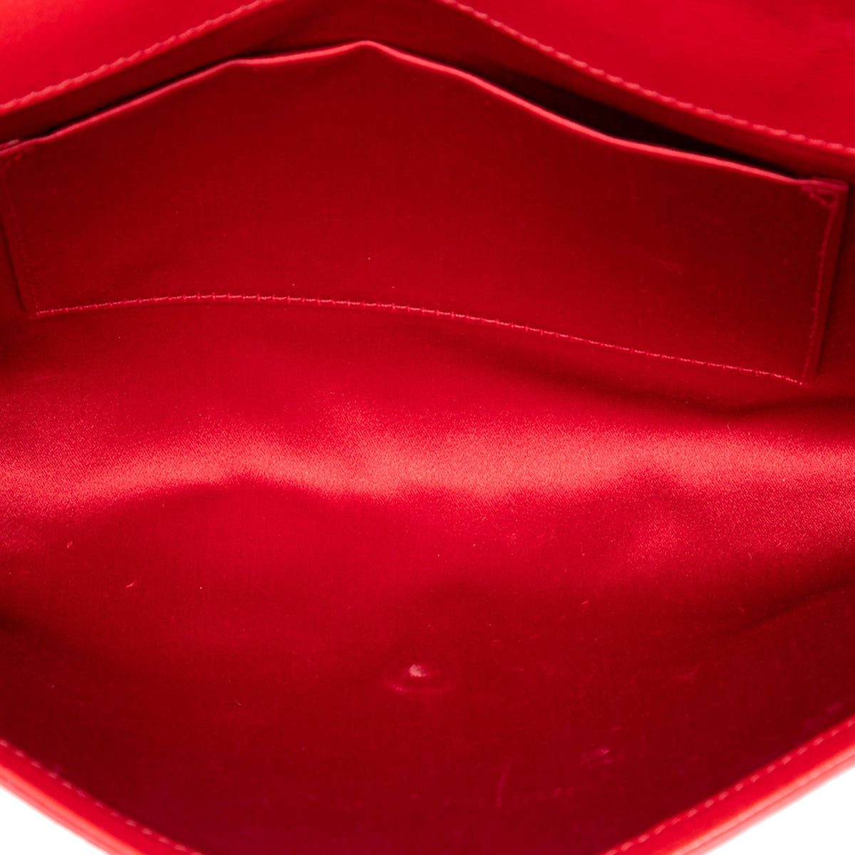 Saint Laurent Large Textured Patent Monogram Belle De Jour Clutch