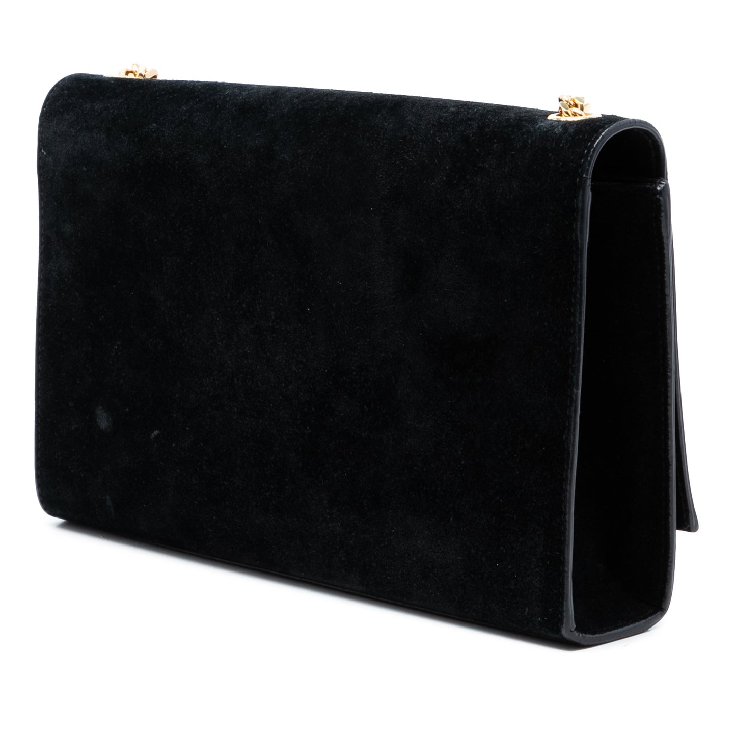 Saint Laurent Medium Suede Monogram Kate Tassel Crossbody