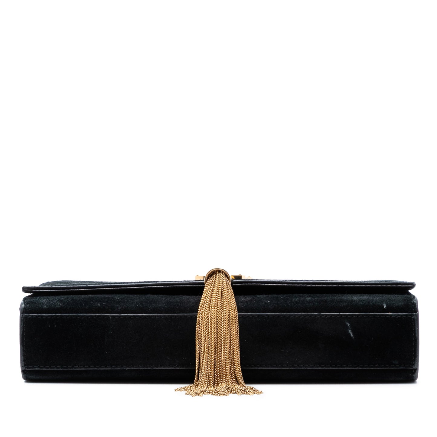 Saint Laurent Medium Suede Monogram Kate Tassel Crossbody