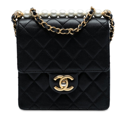 Chanel Small Lambskin Chic Pearls Flap