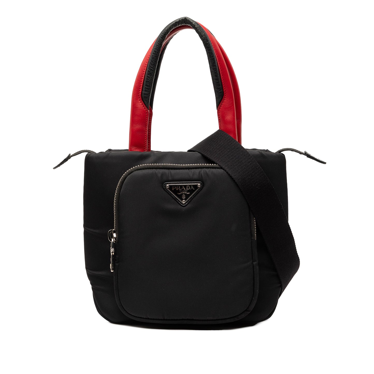 Prada Small Tessuto Pocket Top Handle Cargo Bag
