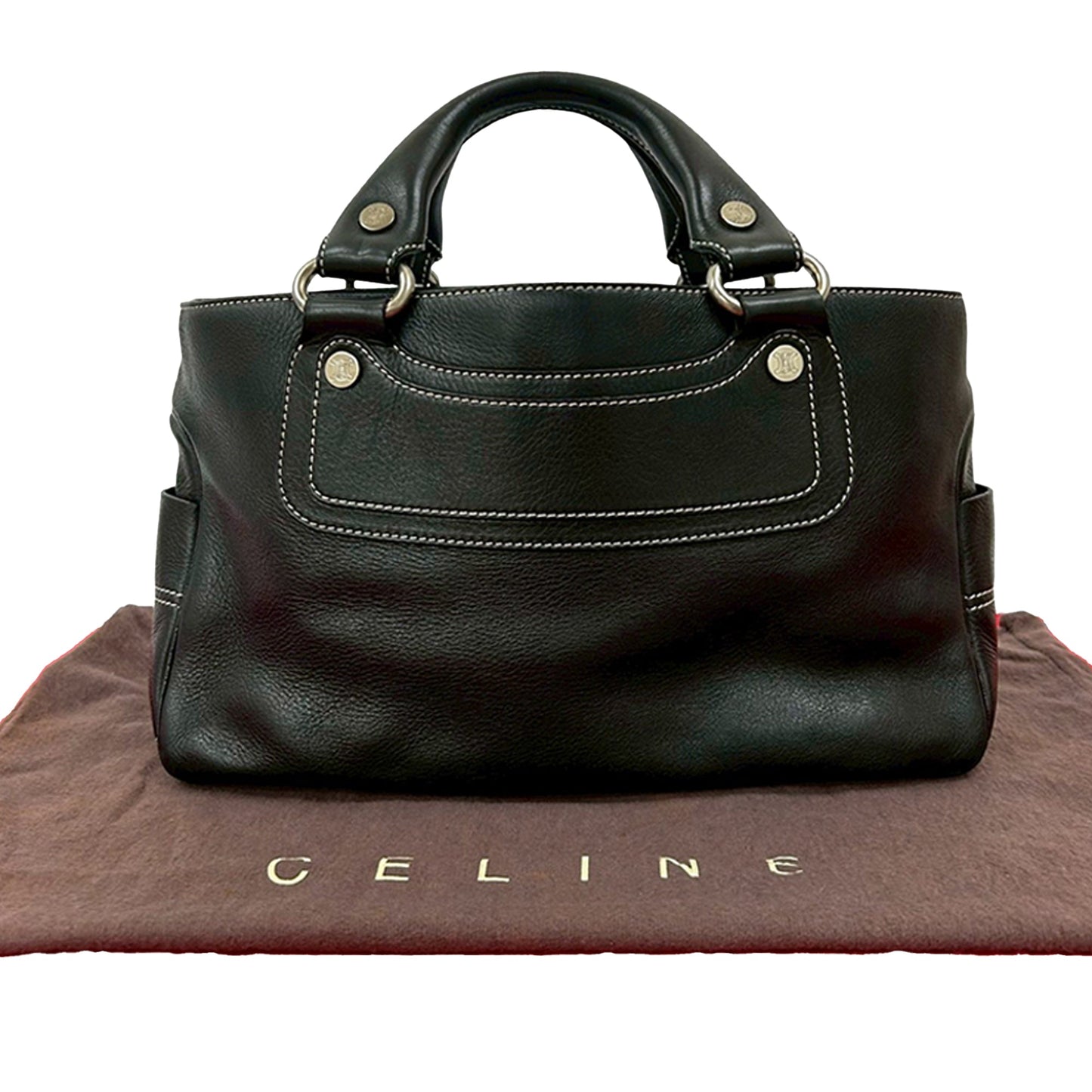 Celine Leather Boogie Handbag