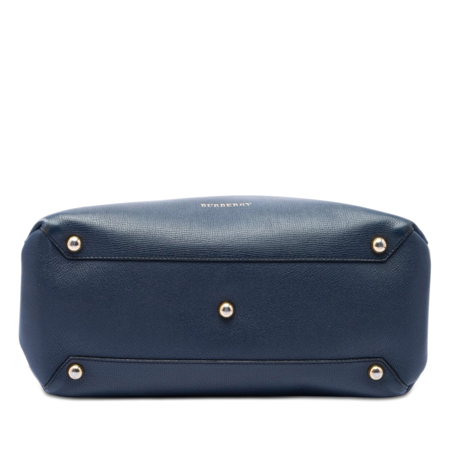 Burberry Medium Leather and House Check Banner Satchel