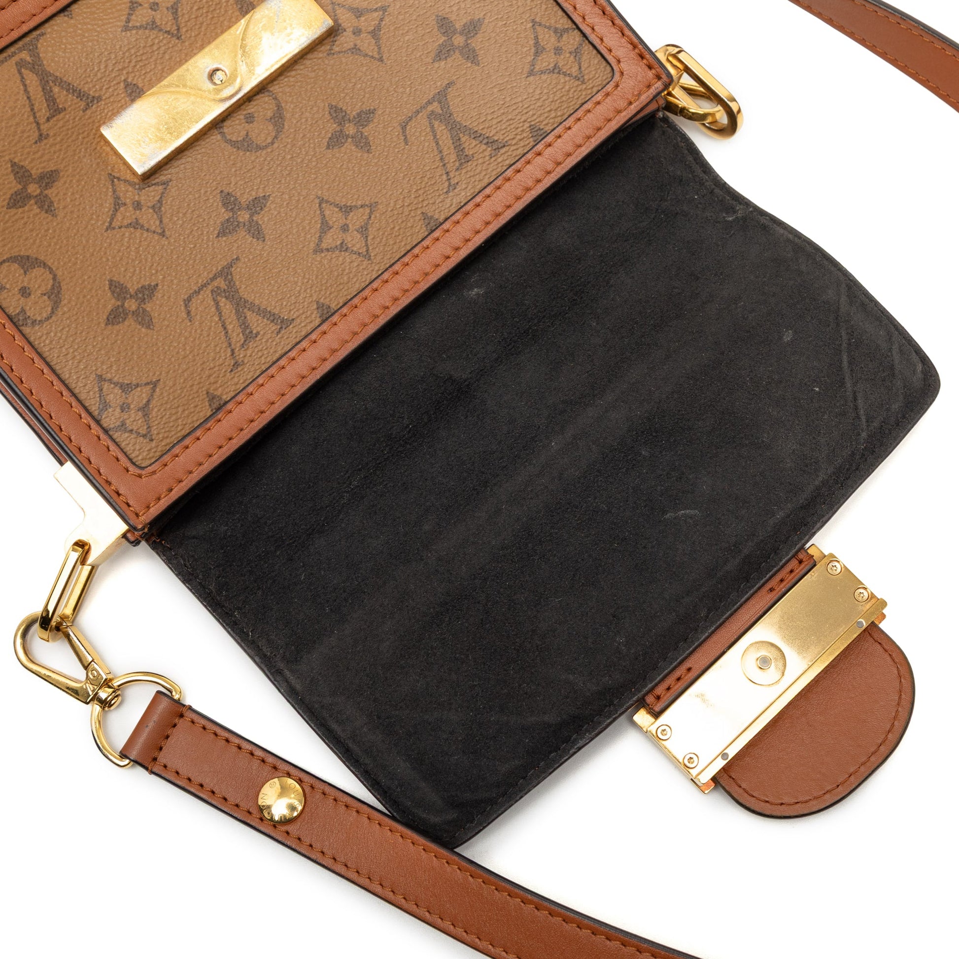 Louis Vuitton Monogram Reverse Mini Dauphine