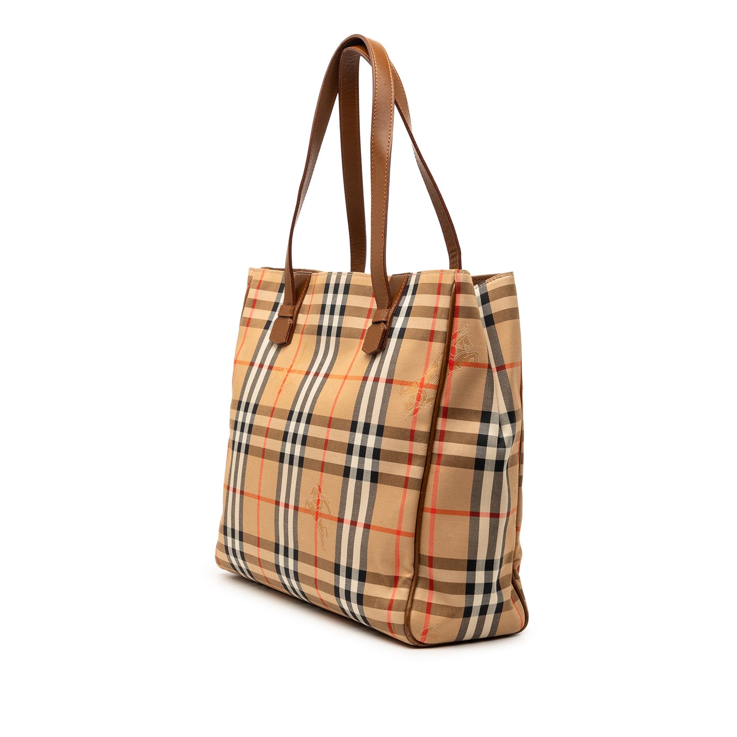 Burberry Haymarket Check Canvas Tote