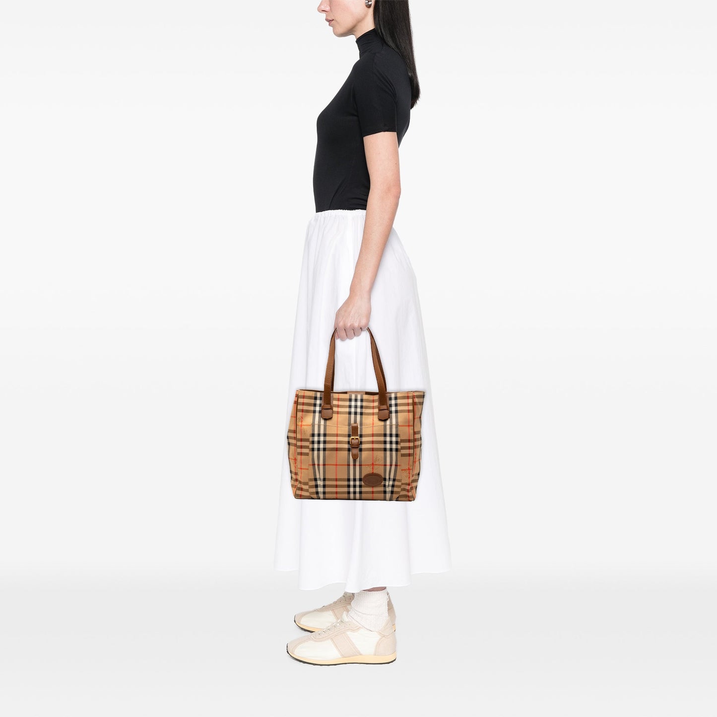Burberry Haymarket Check Canvas Tote