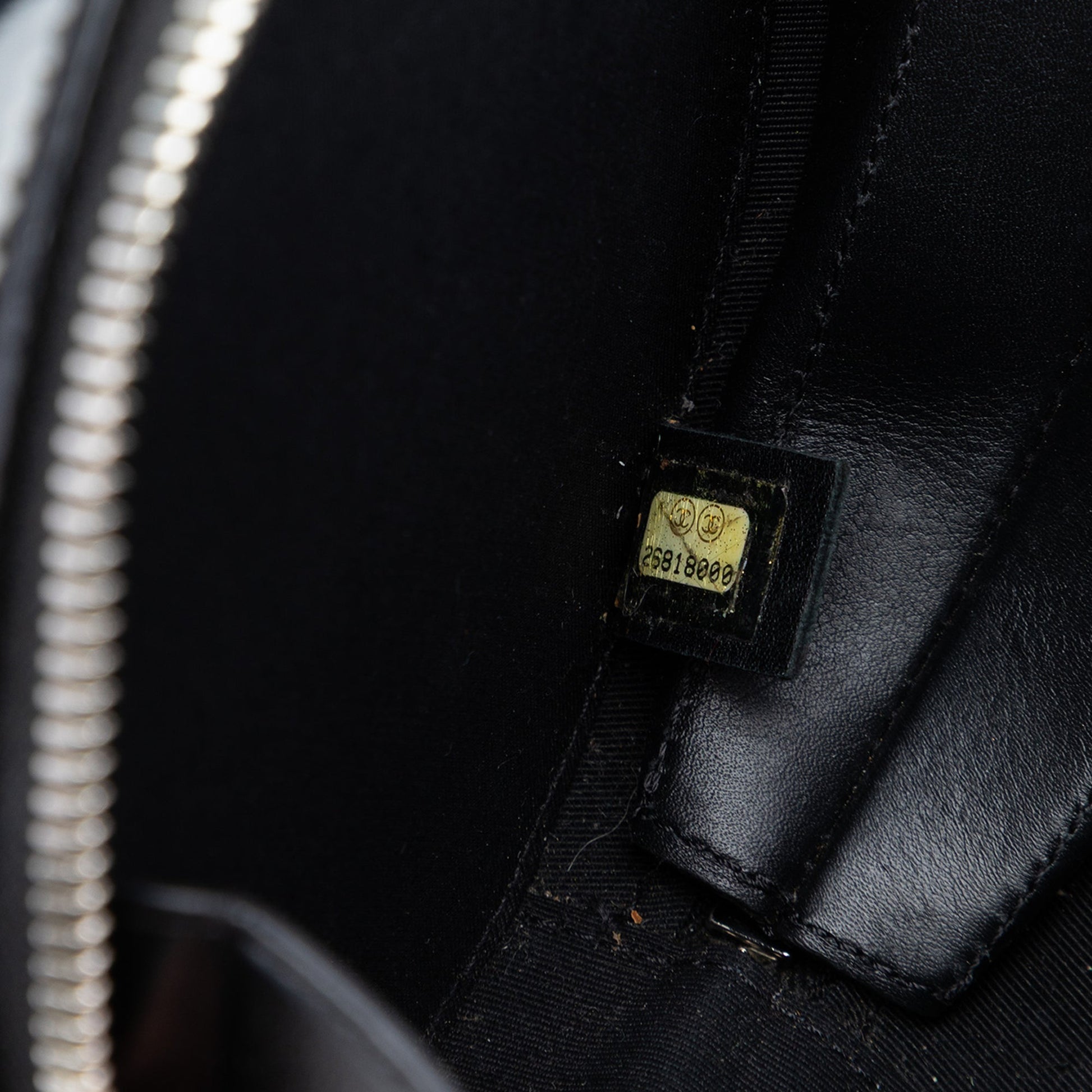 Chanel CC Patent Round as Earth Bag
