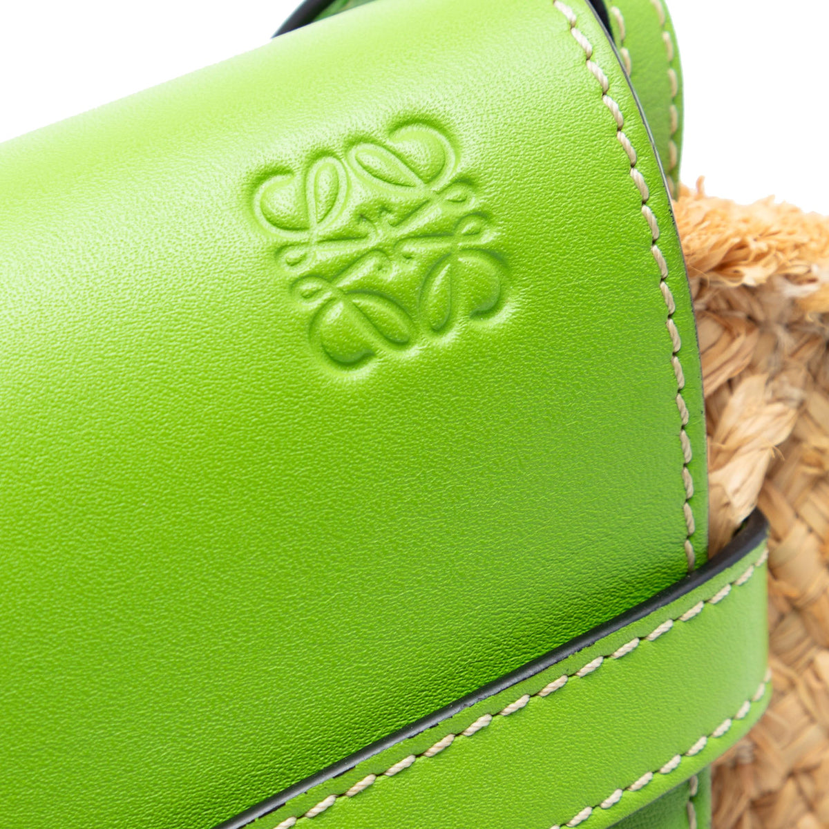 LOEWE Mini Raffia Gate Crossbody