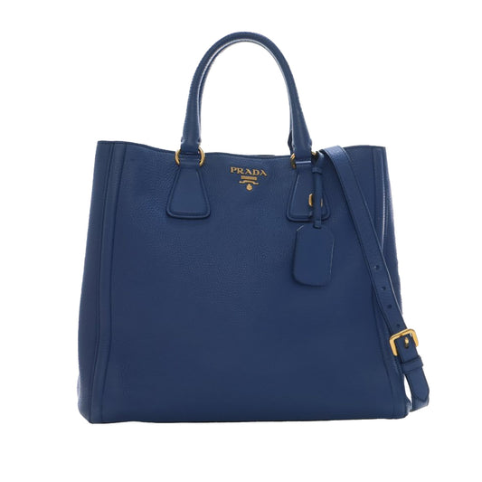 Prada Vitello Daino Open Convertible Tote