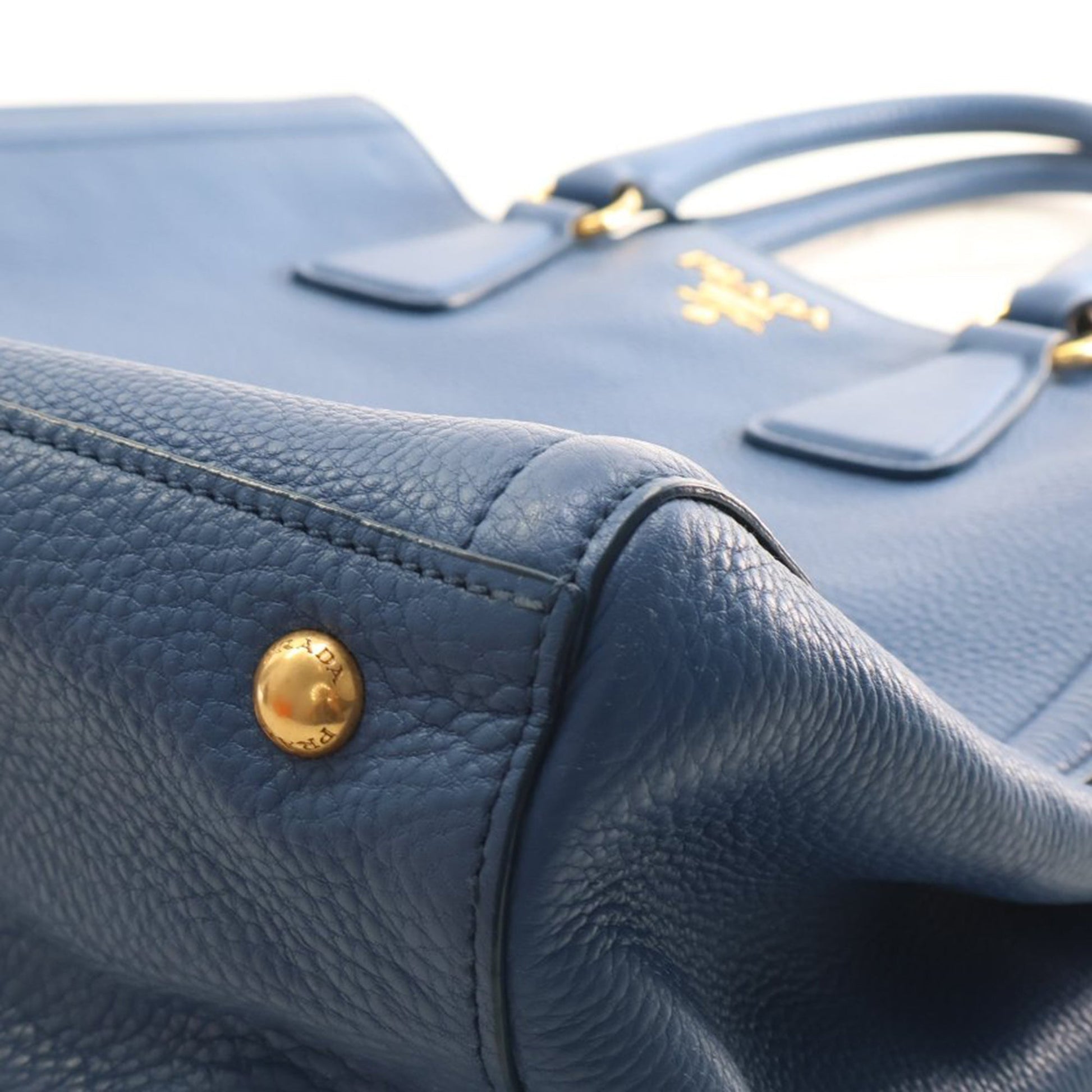 Prada Vitello Daino Open Convertible Tote