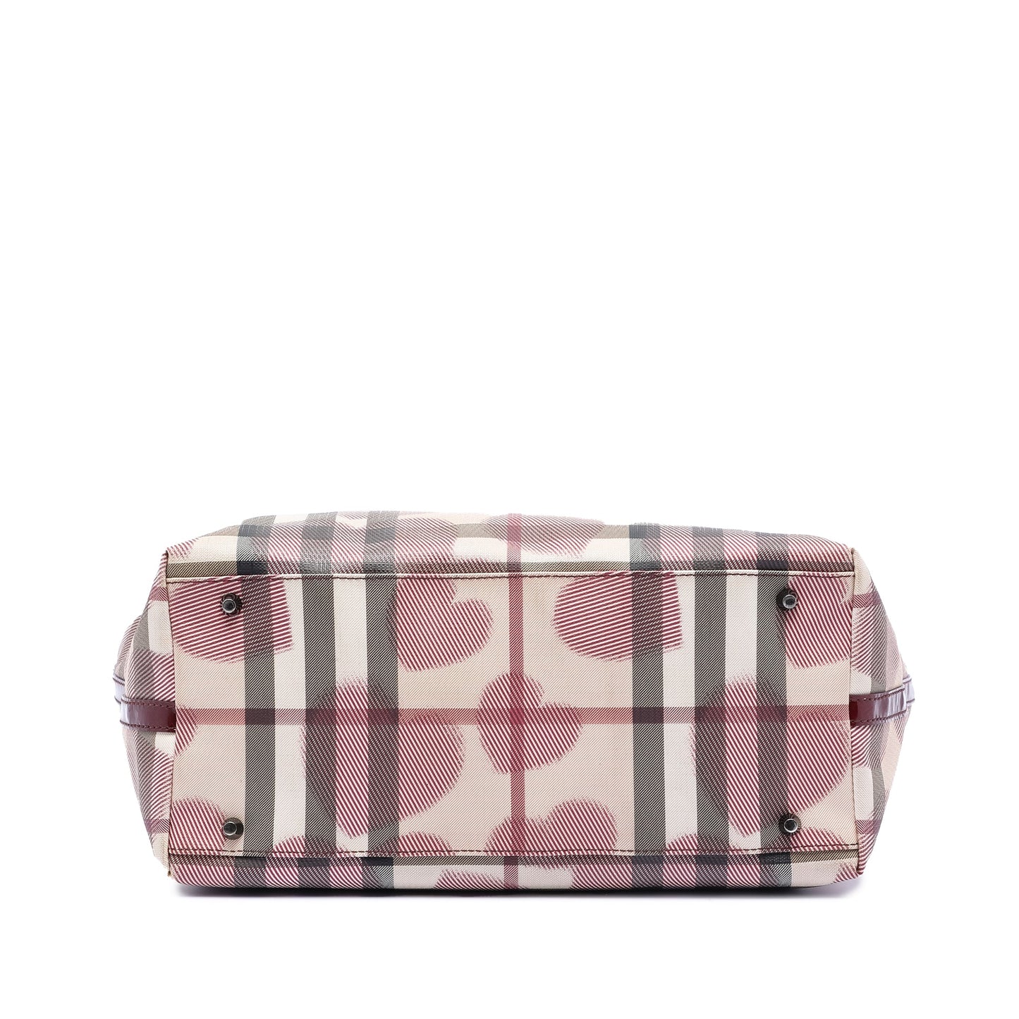 Burberry House Check Coated Canvas Hearts Gracie Tote