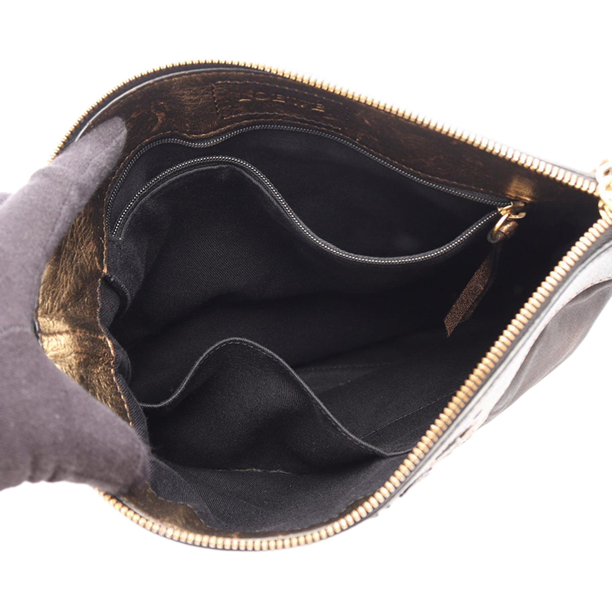 LOEWE Anagram Nylon Crossbody — Black
