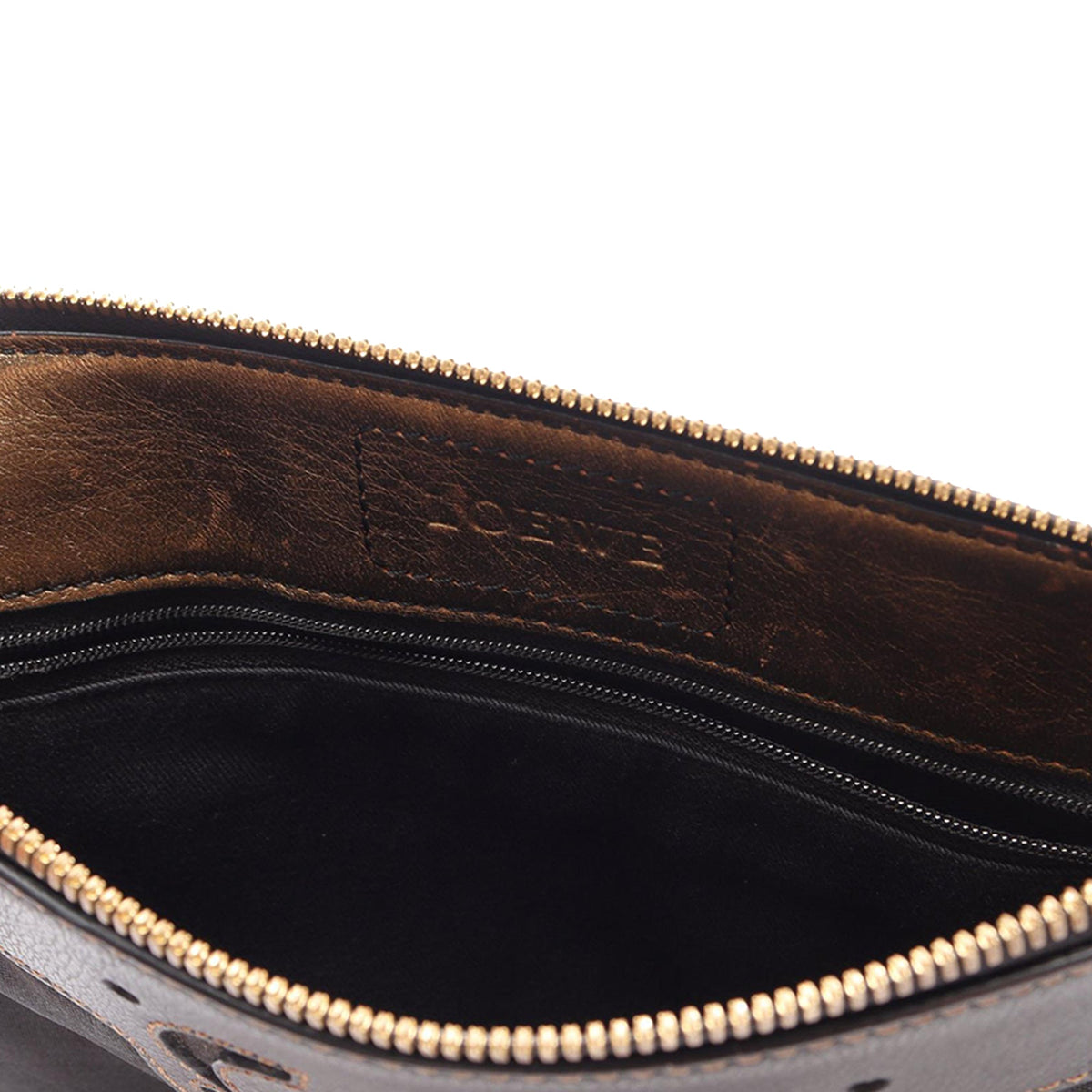 LOEWE Anagram Nylon Crossbody — Black