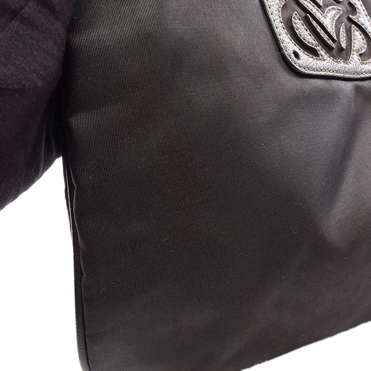 LOEWE Anagram Nylon Crossbody — Black