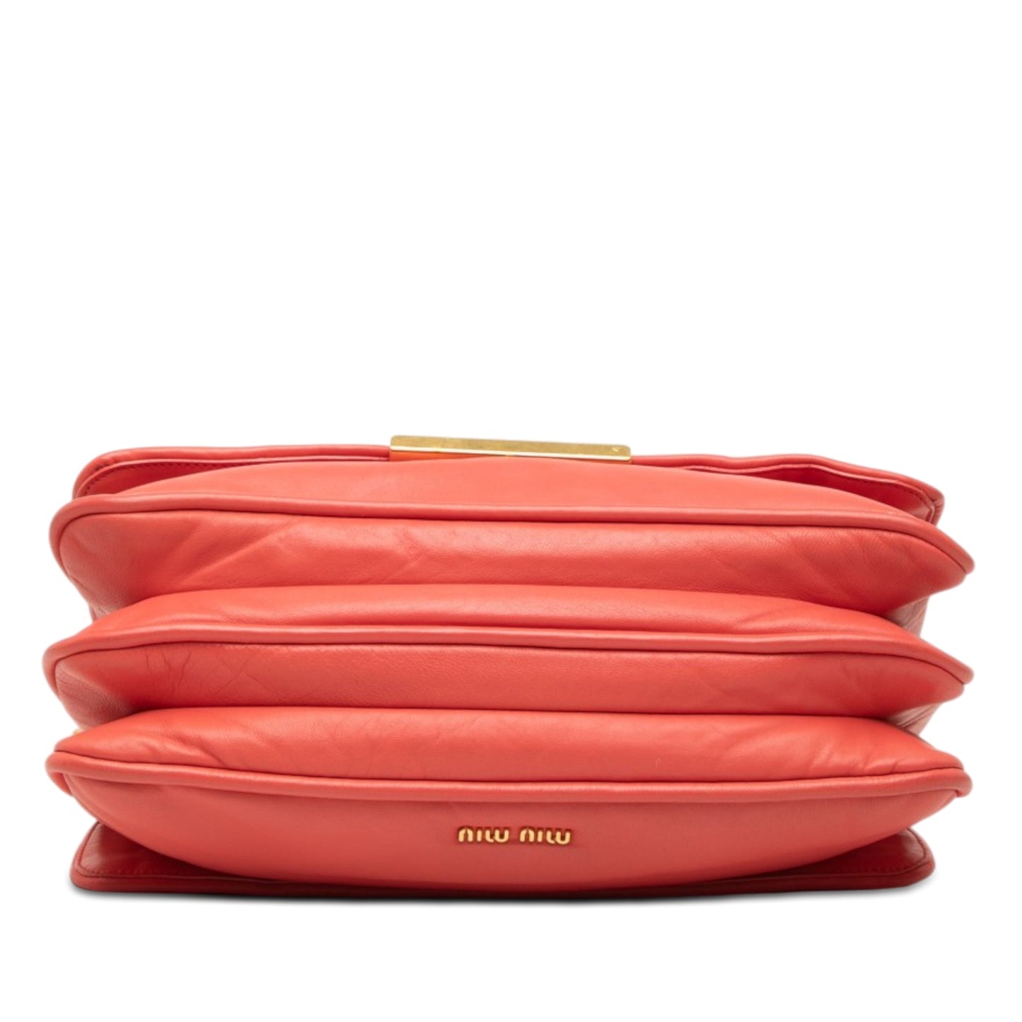 Miu Miu Nappa Frame Flap Chain Crossbody