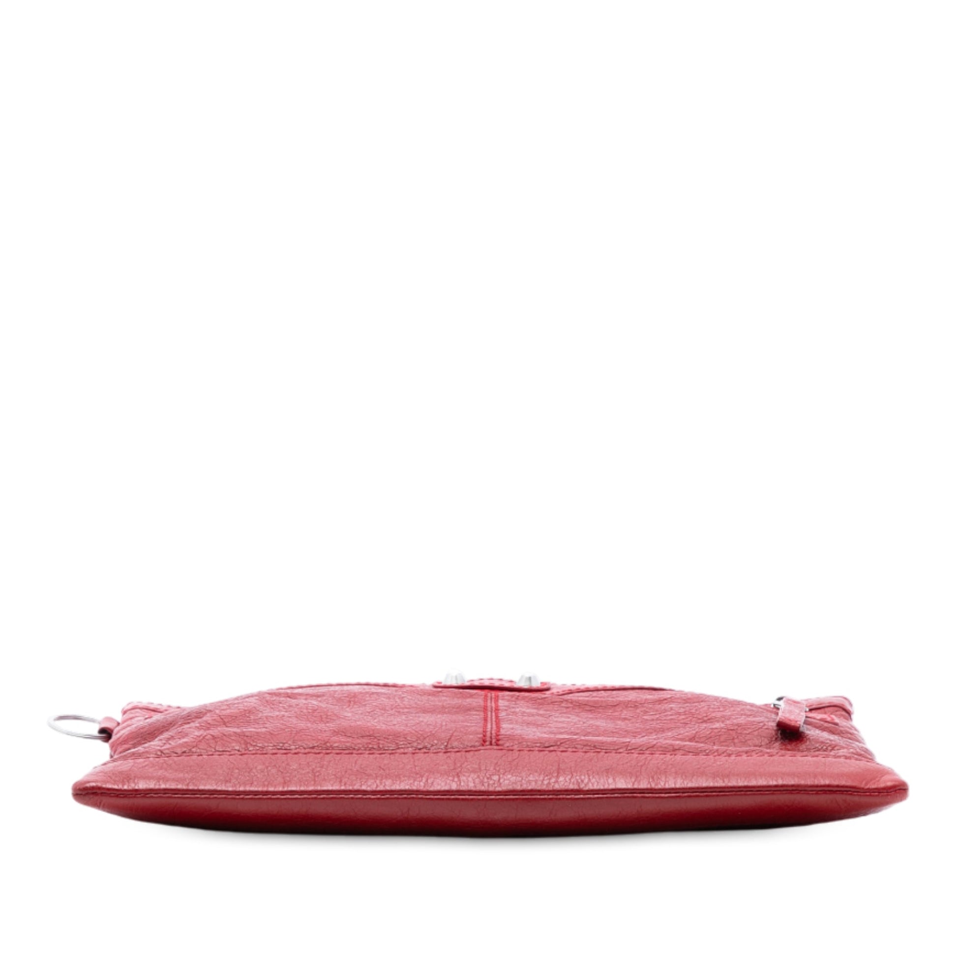Balenciaga Lambskin Motocross Classic Clip M Clutch