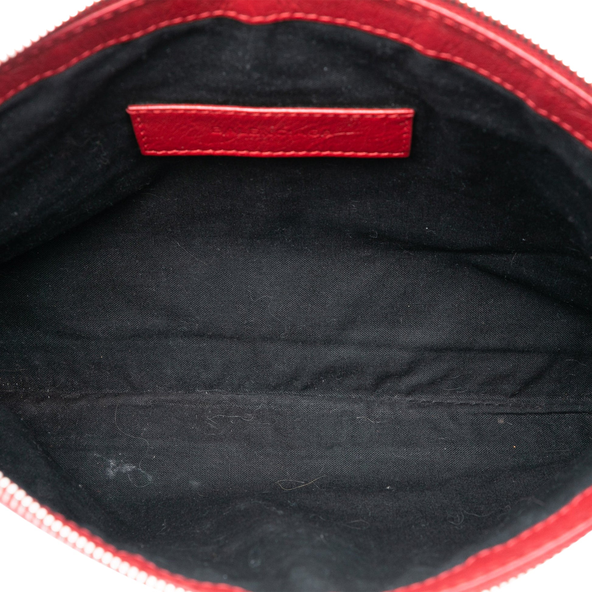 Balenciaga Lambskin Motocross Classic Clip M Clutch