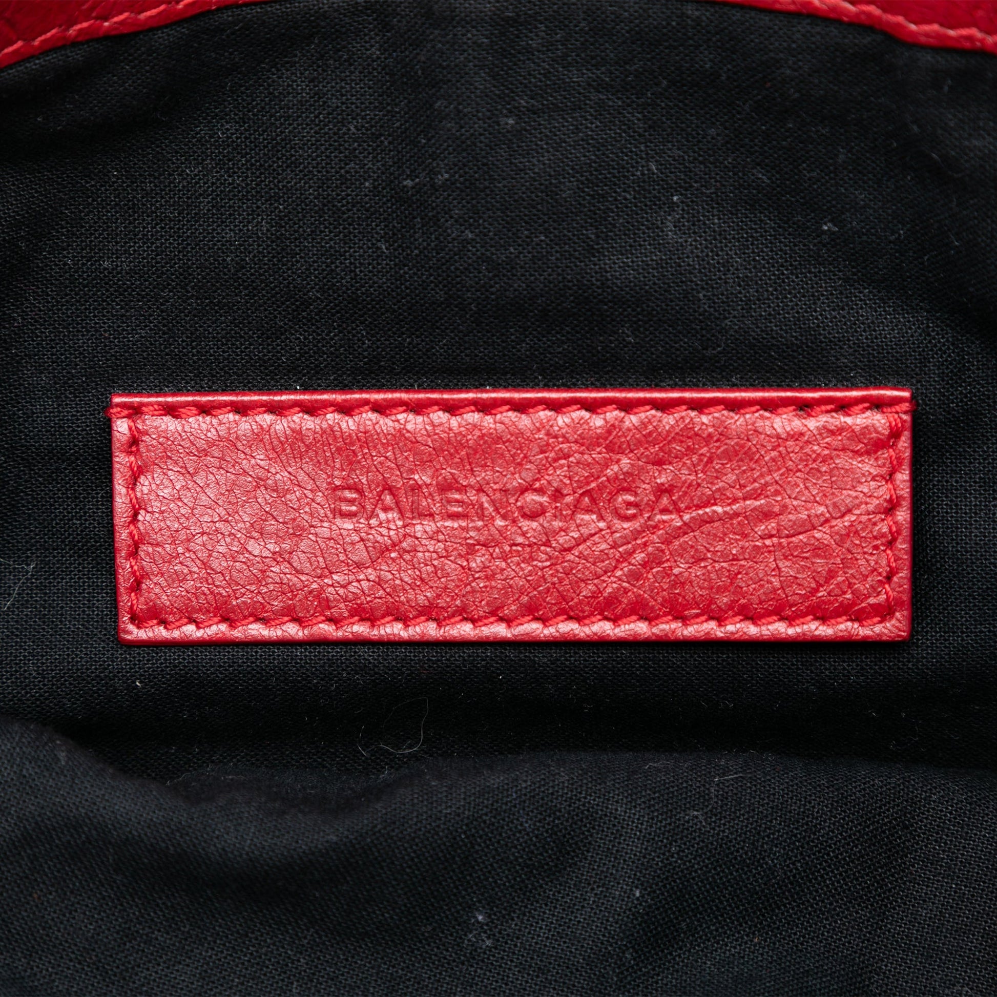 Balenciaga Lambskin Motocross Classic Clip M Clutch