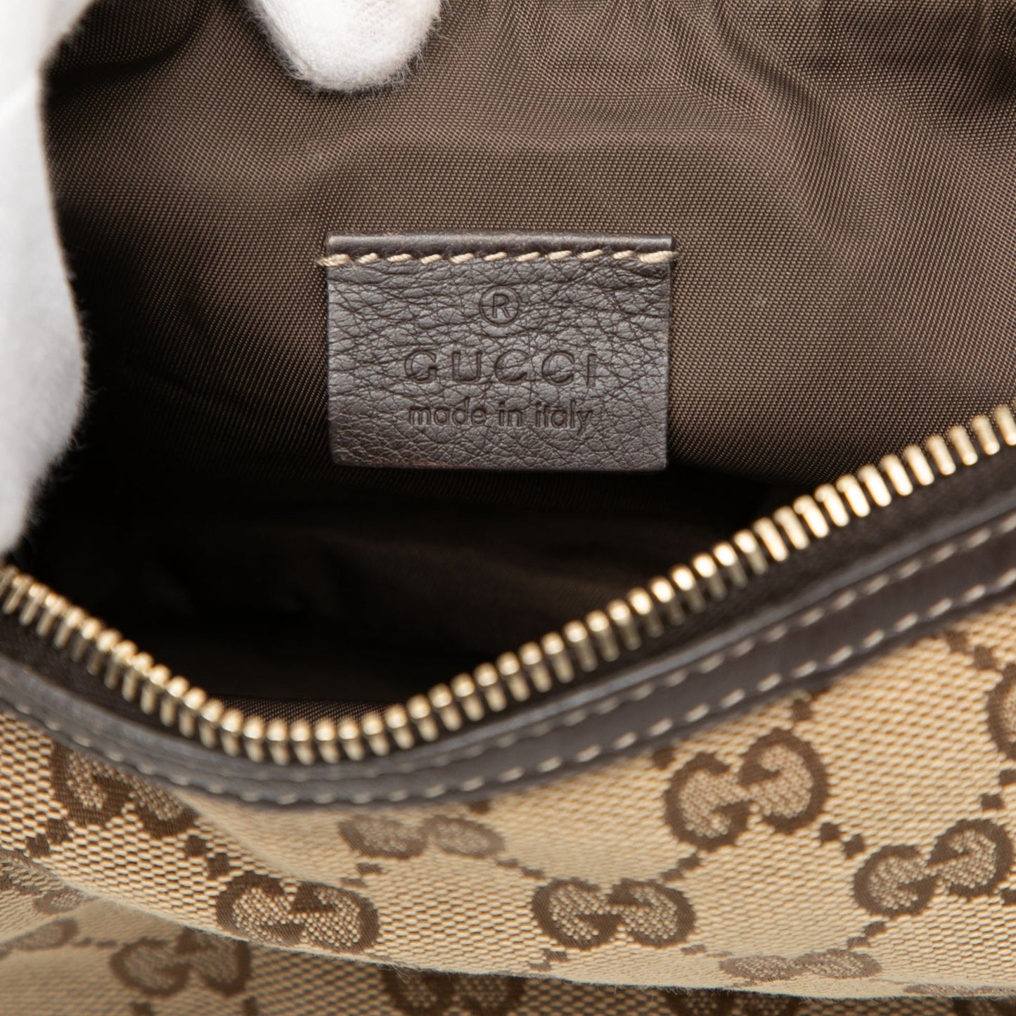 Gucci GG Canvas Web Handbag