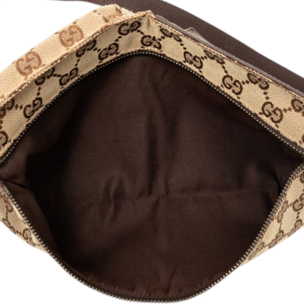 Gucci GG Canvas Double Pocket Belt Bag