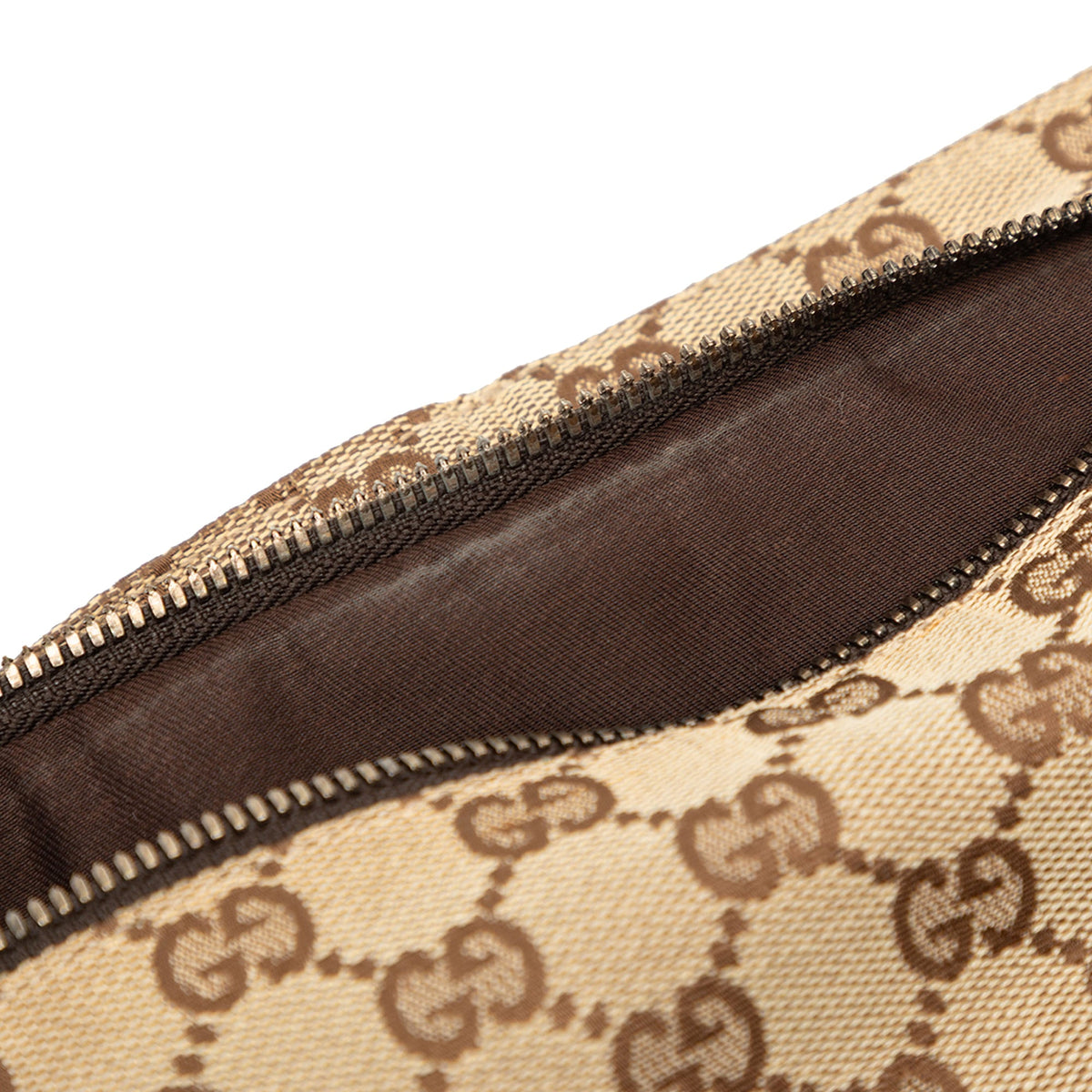 Gucci GG Canvas Double Pocket Belt Bag