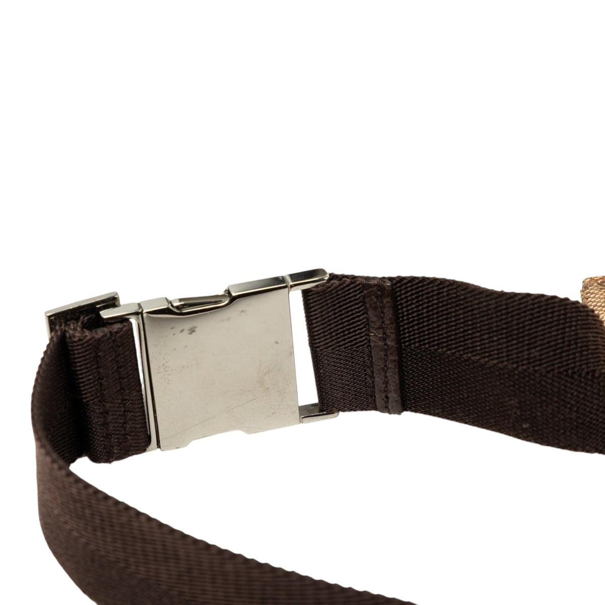 Gucci GG Canvas Double Pocket Belt Bag