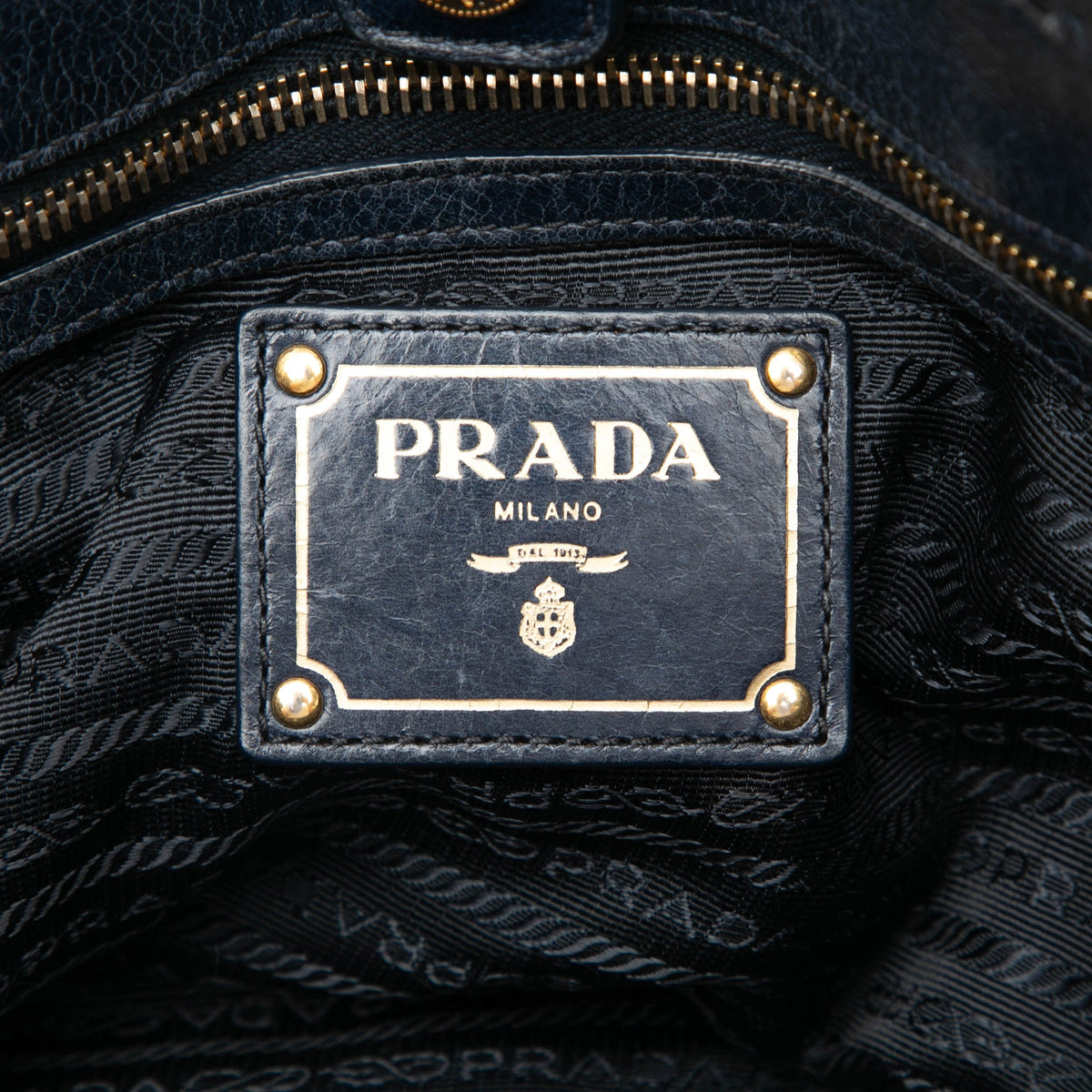 Prada Vitello Shine Open Convertible Tote