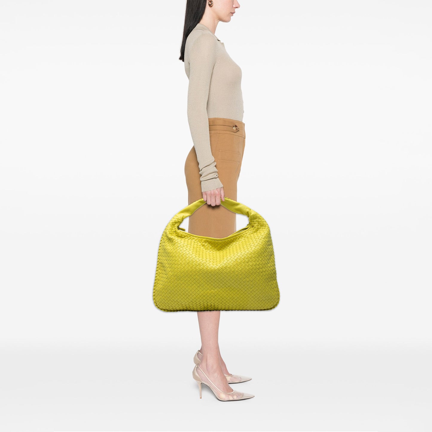 Bottega Veneta Large Nappa Intrecciato Veneta Hobo