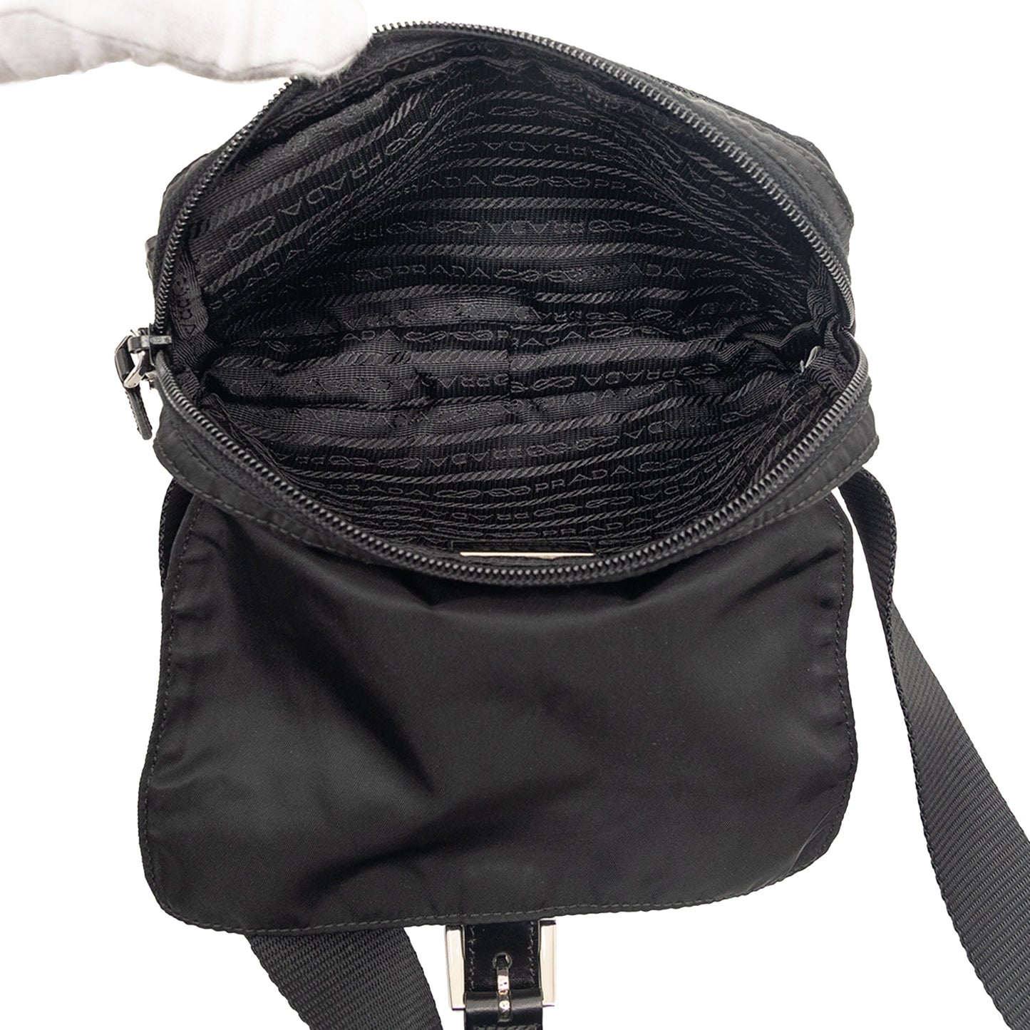 Tessuto Buckle Belt Bag