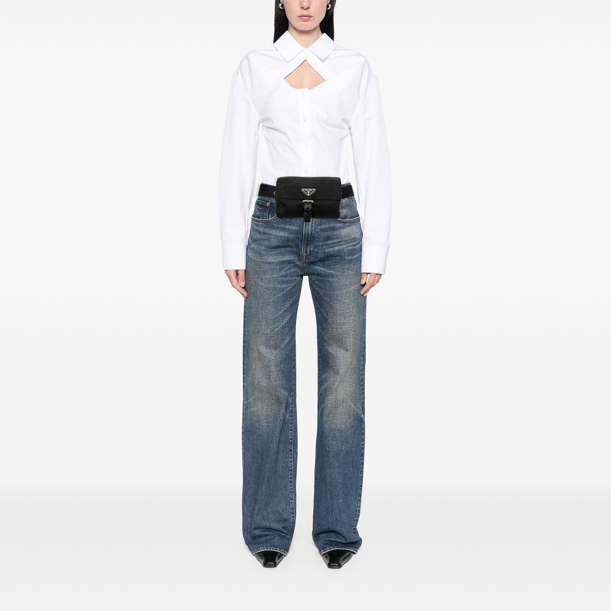 Tessuto Buckle Belt Bag