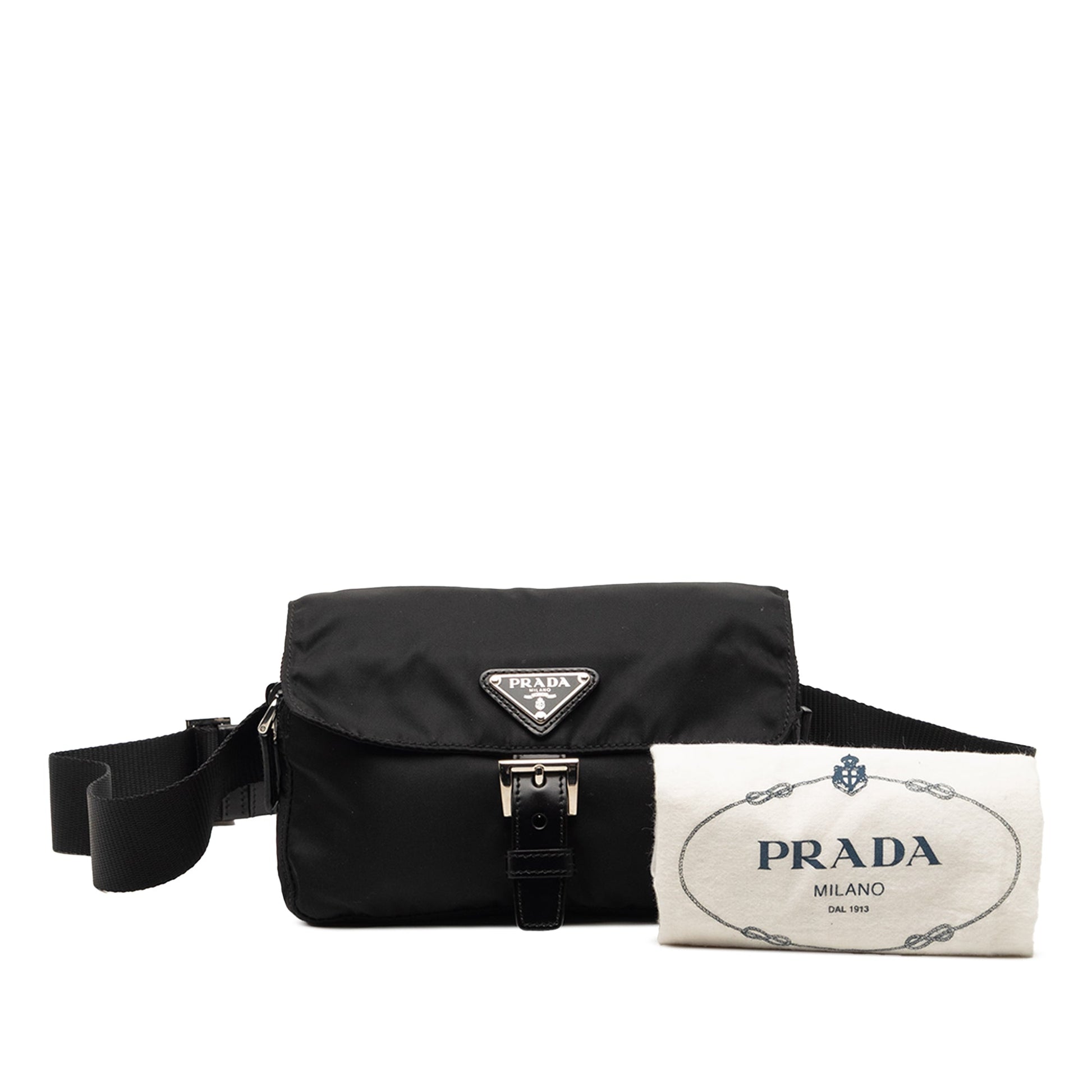 Tessuto Buckle Belt Bag