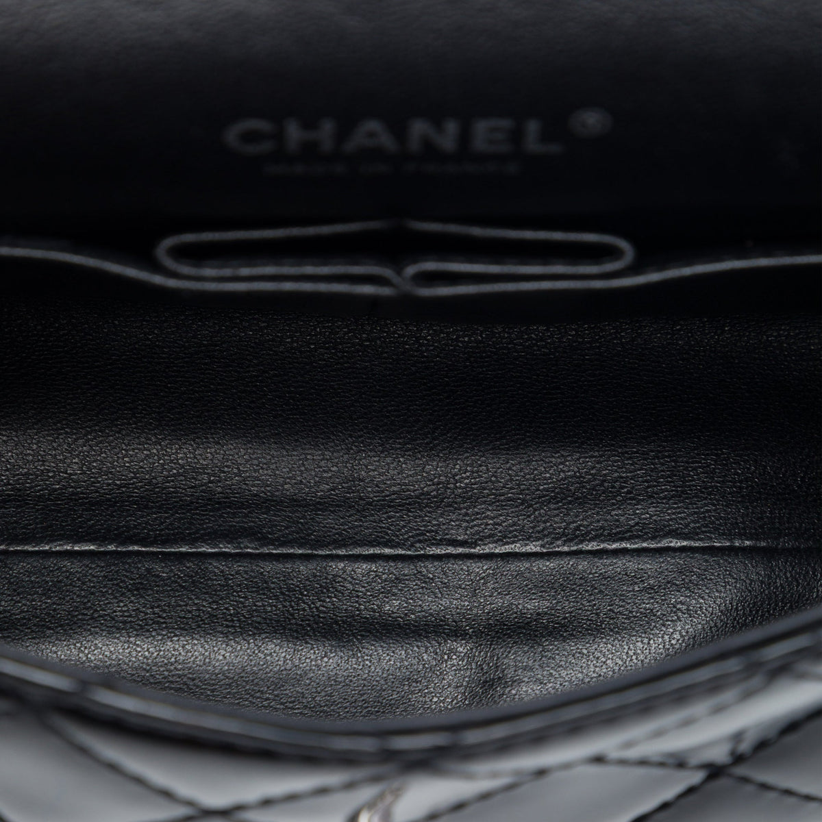 Chanel Small CC Quilted Patent Accordion Double Flap