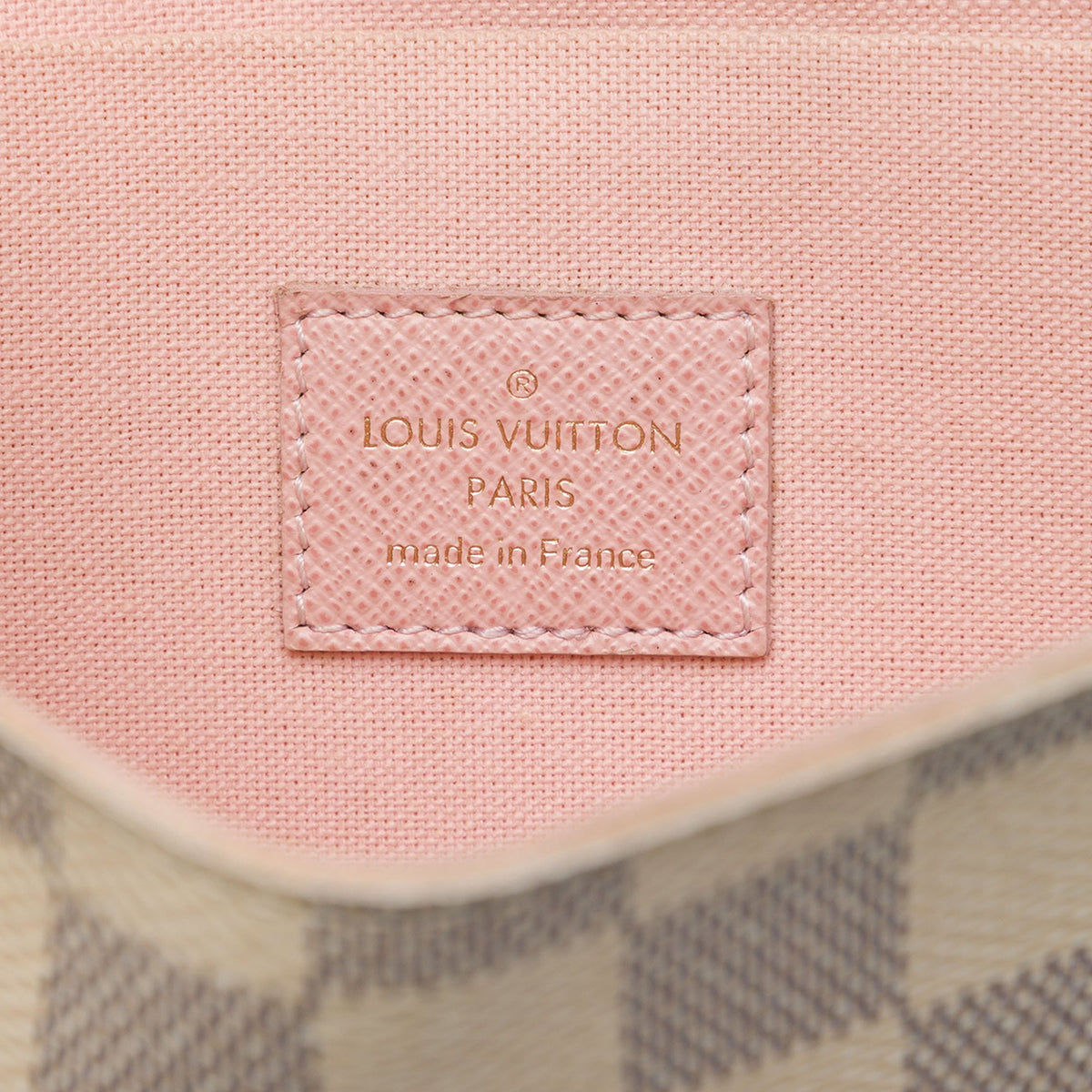 Louis Vuitton Damier Azur Pochette Felicie — White