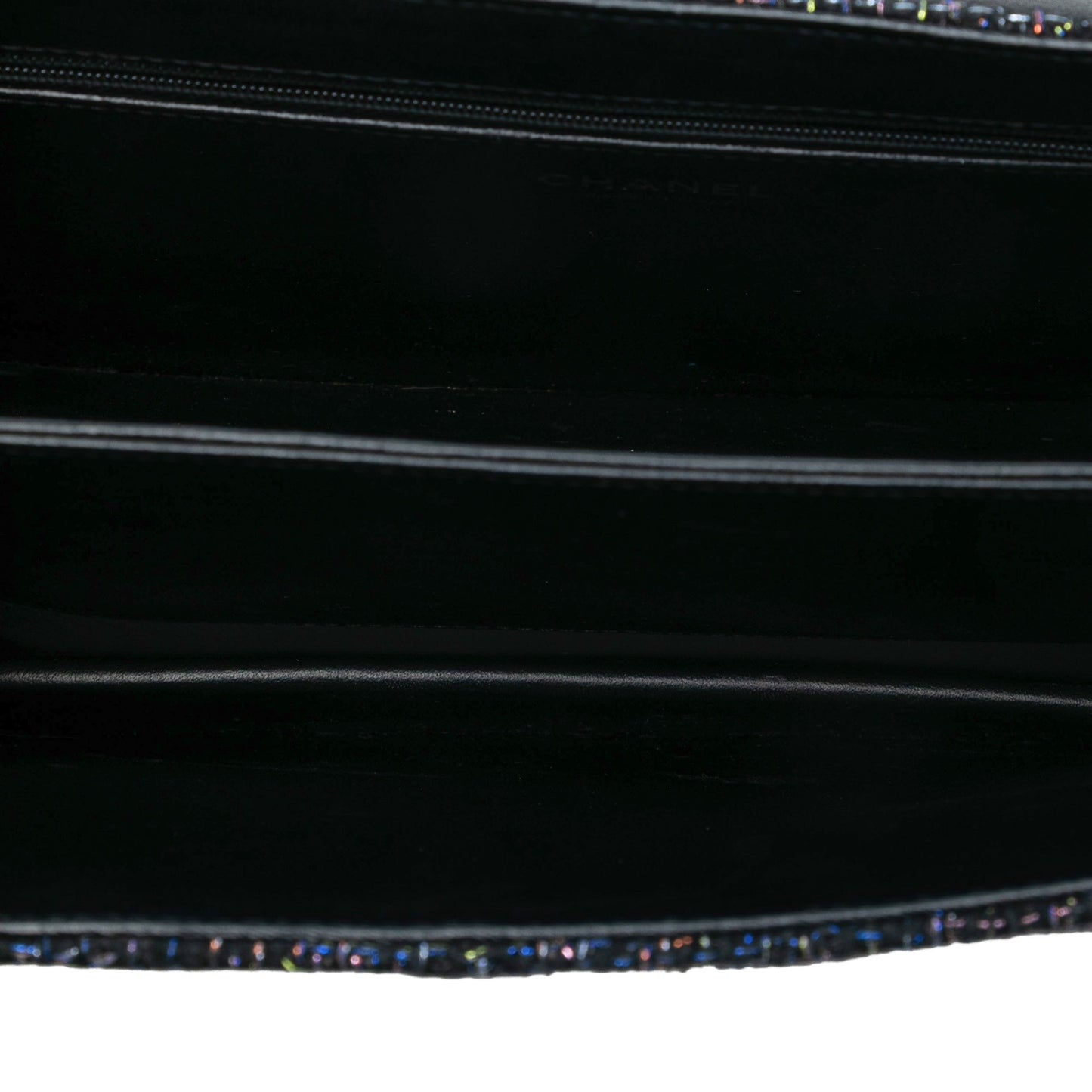 Chanel Large Quilted Tweed Beauty Lock Flap