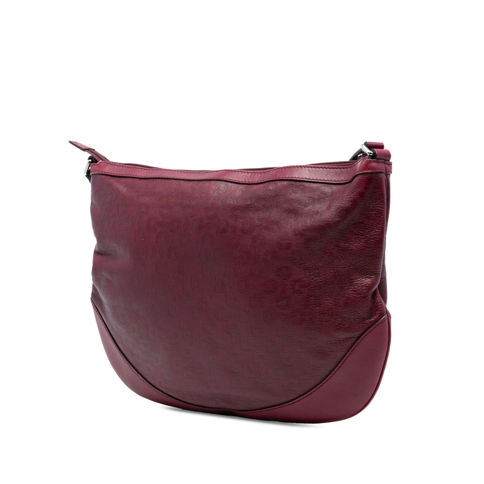 Gucci Embossed Leather Horsebit Crossbody