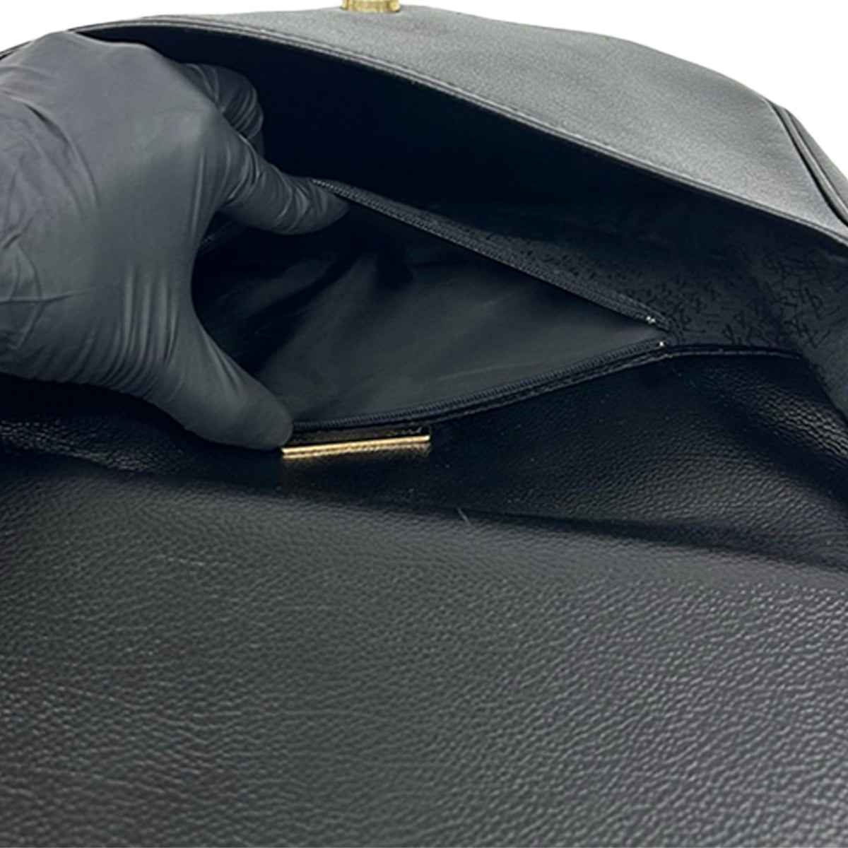 Saint Laurent Leather Stitch Monogram Crossbody