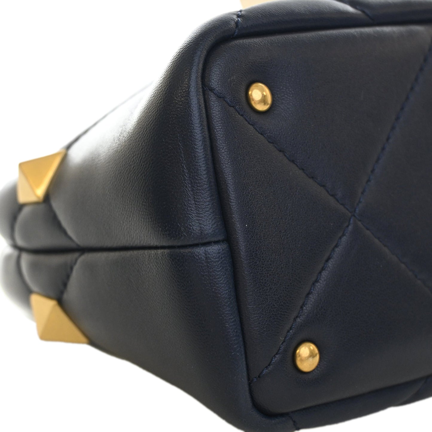 Valentino Small Nappa Roman Stud The Handle Bag