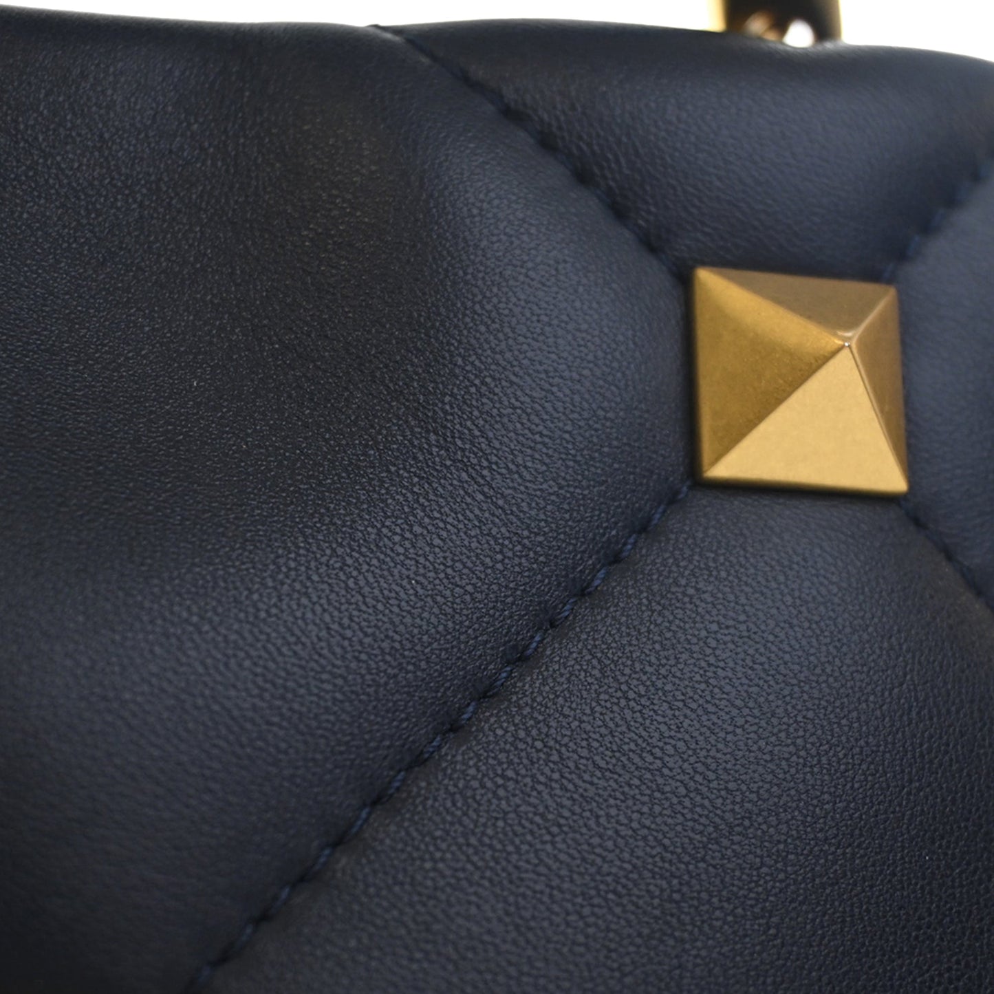 Valentino Small Nappa Roman Stud The Handle Bag