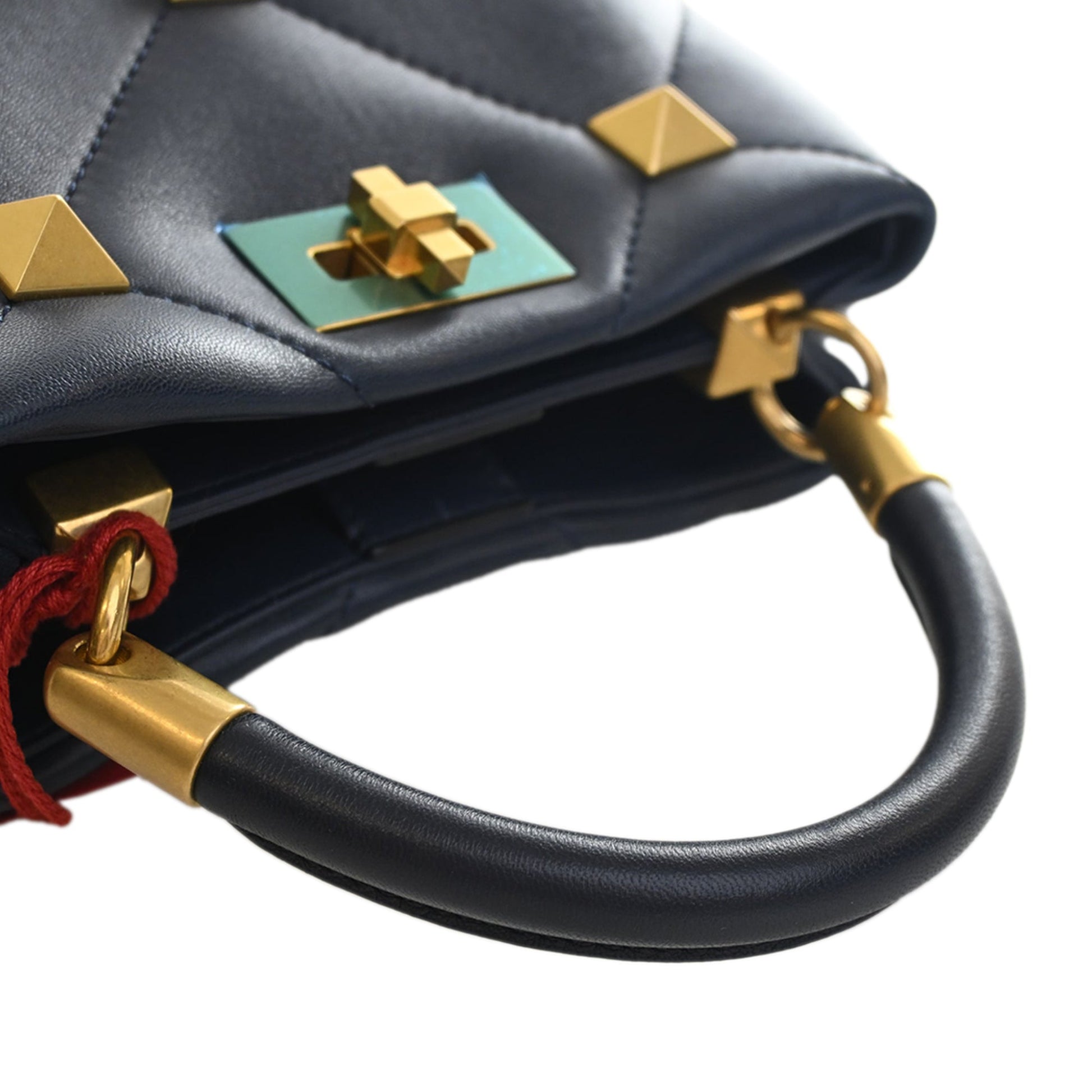 Valentino Small Nappa Roman Stud The Handle Bag