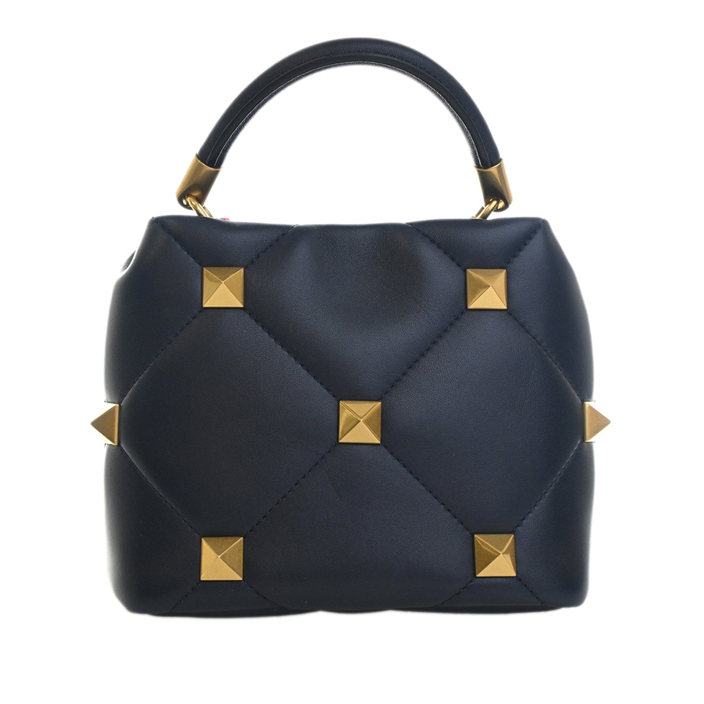 Valentino Small Nappa Roman Stud The Handle Bag
