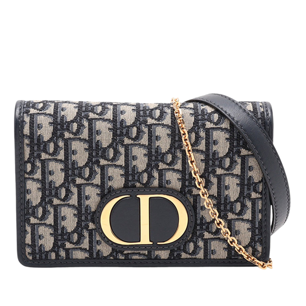 Dior Oblique 30 Montaigne 2 in 1 Pouch — Blue