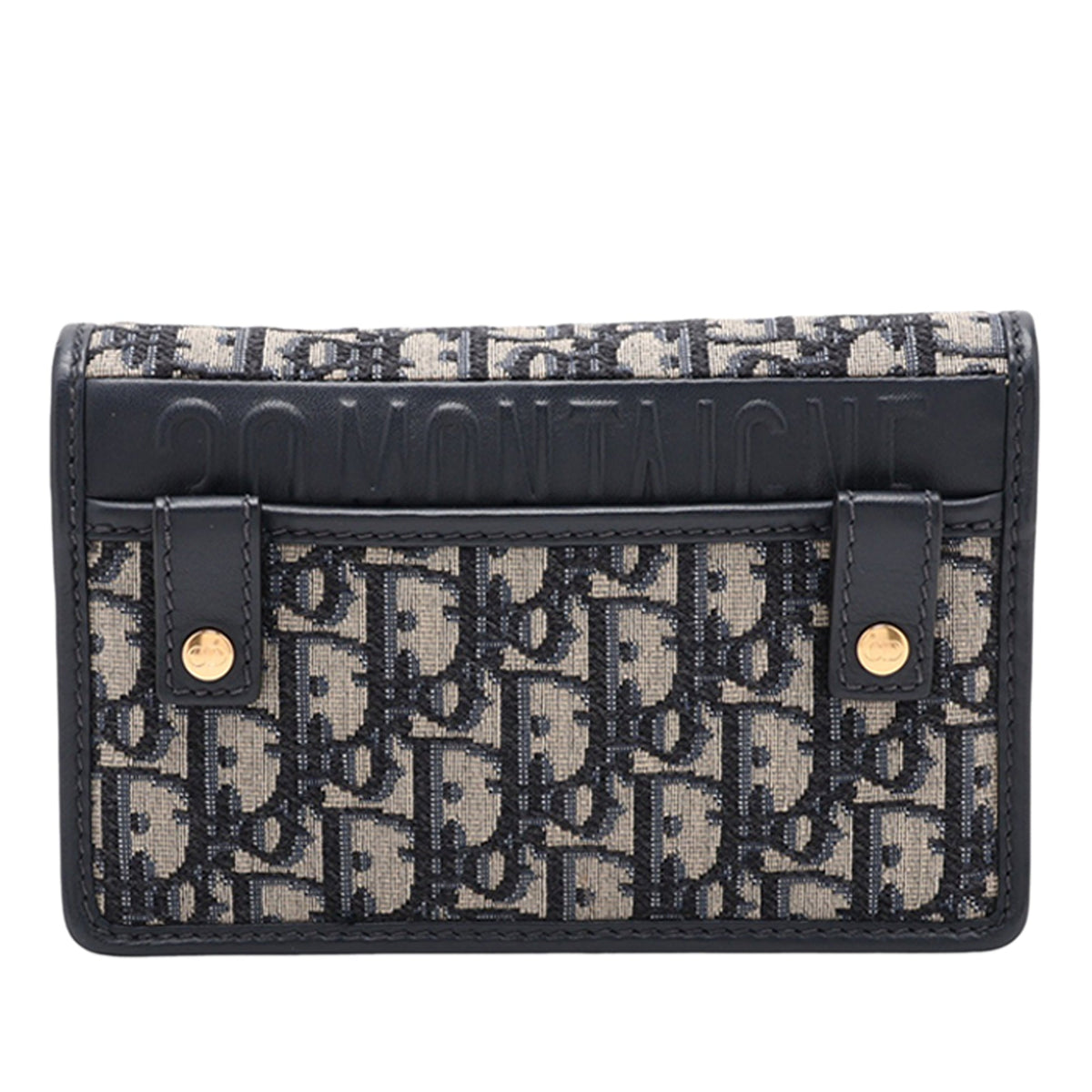 Dior Oblique 30 Montaigne 2 in 1 Pouch — Blue