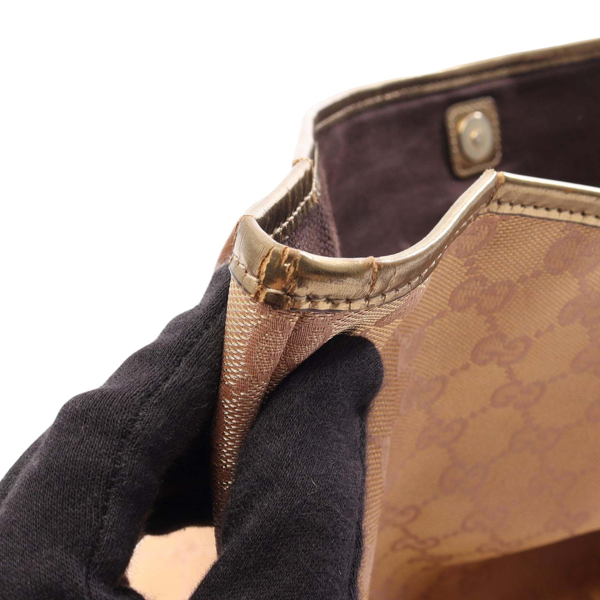 Gucci GG Canvas Web Tote