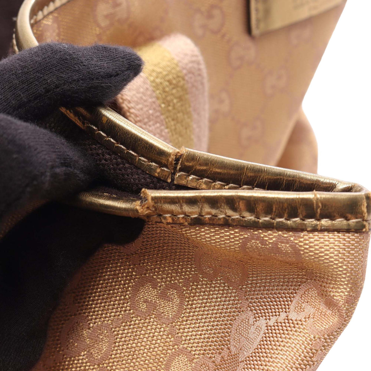 Gucci GG Canvas Web Tote
