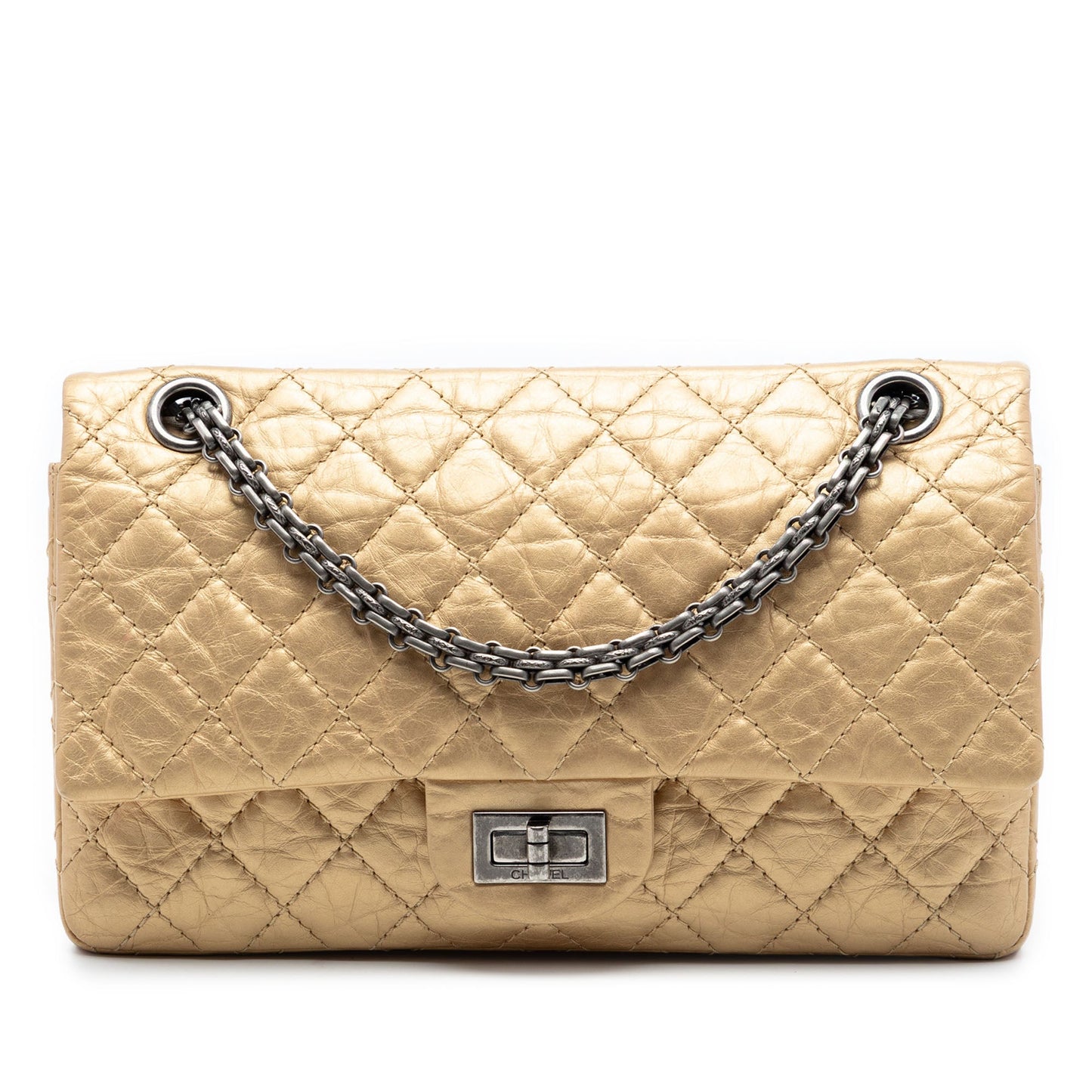 Chanel Quilted Aged Calfskin Reissue 2.55 Double Flap 225
