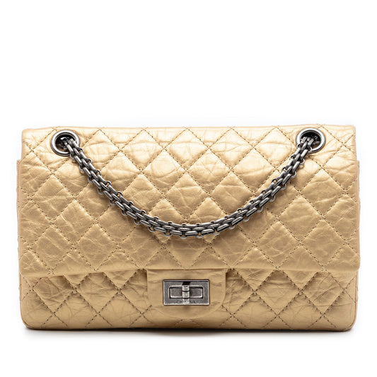Chanel Quilted Aged Calfskin Reissue 2.55 Double Flap 225